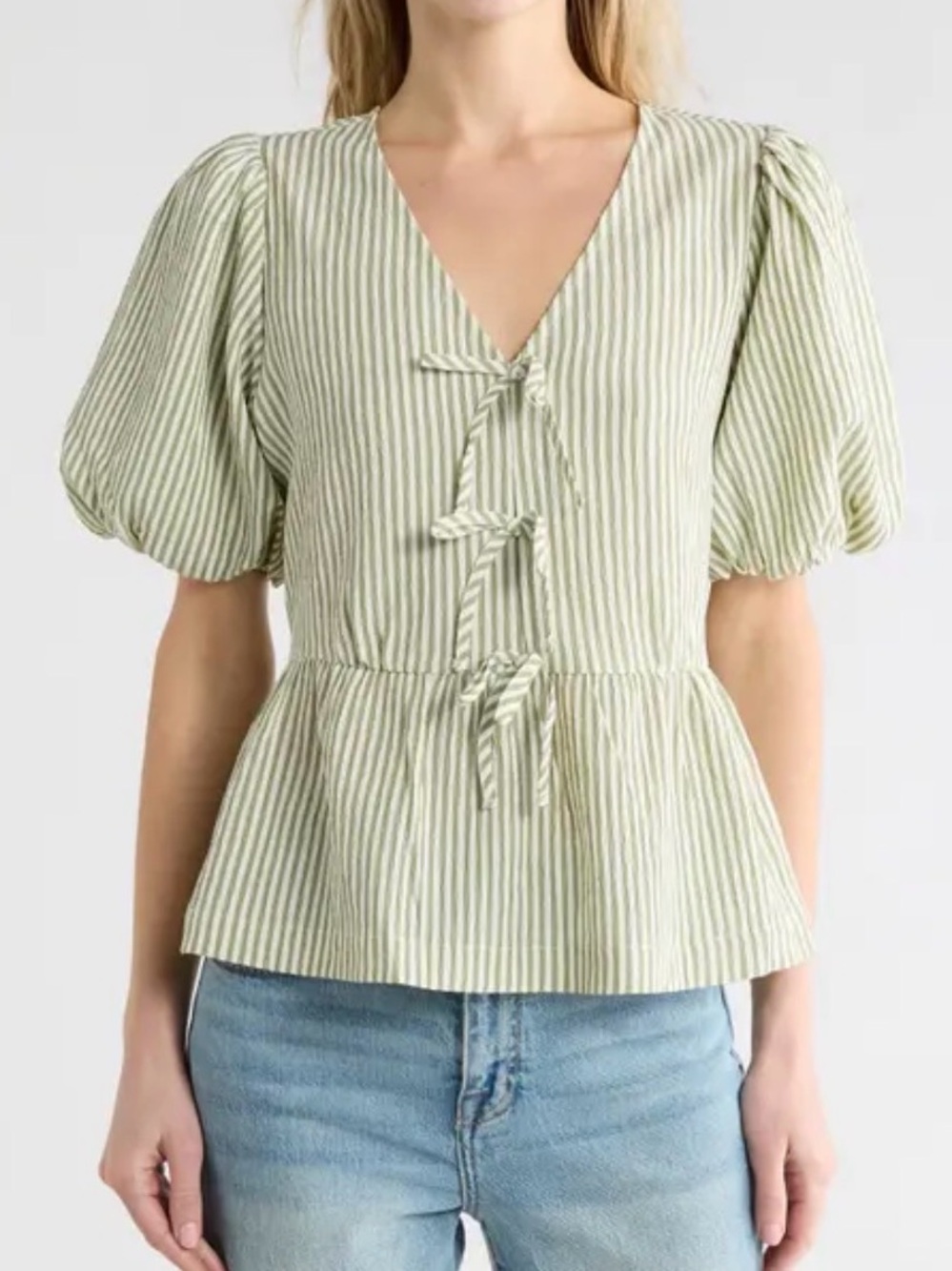 Chenault Peplum Top